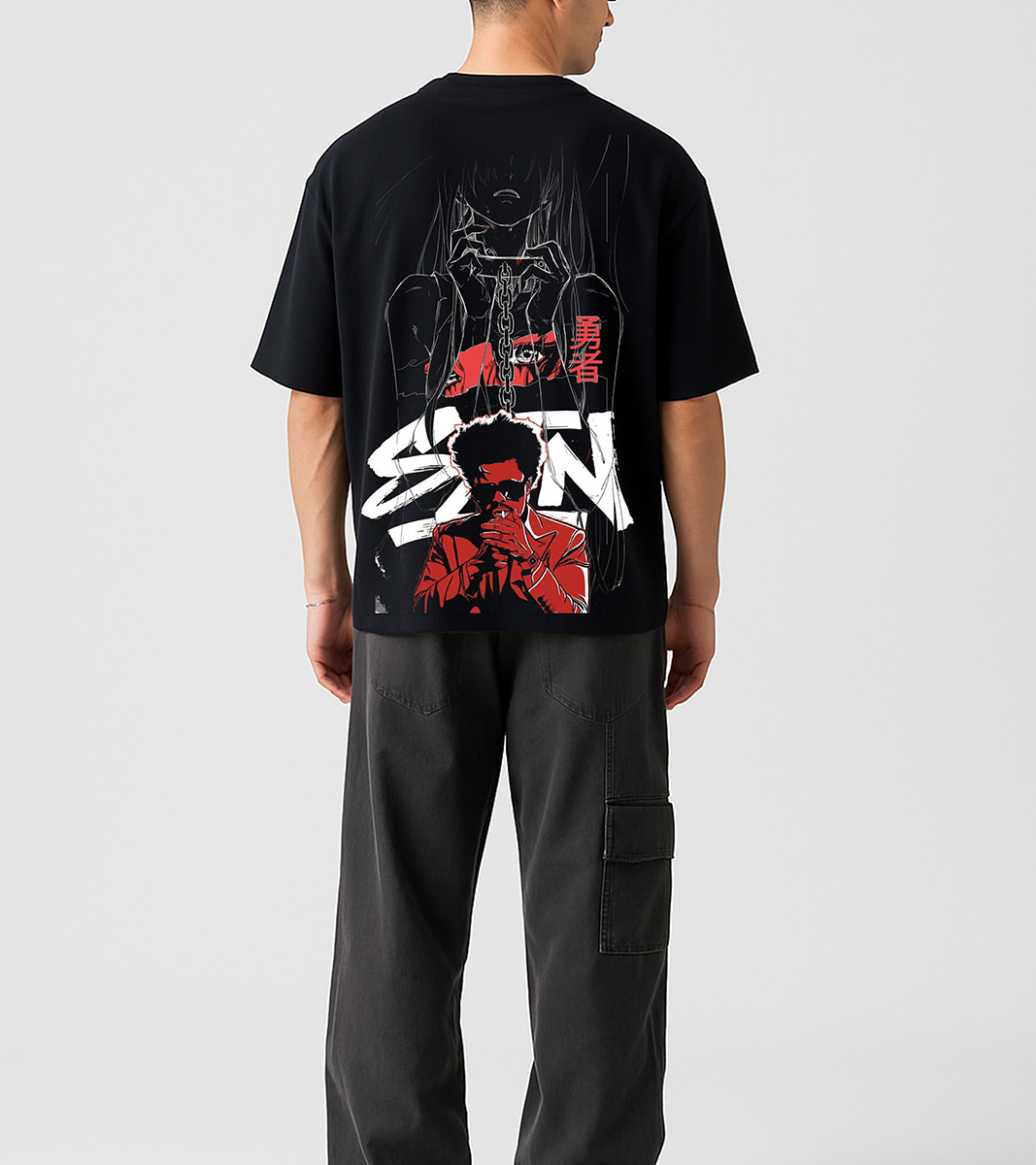 Weekend Blackout  - Oversized Tee